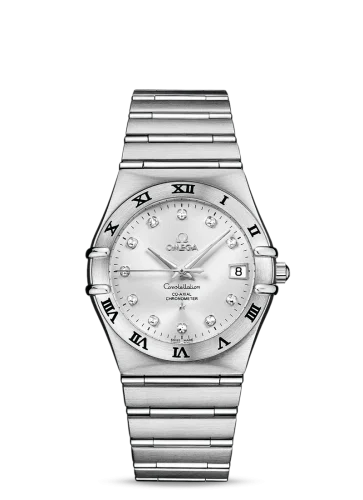 Omega - 111.10.36.20.52.001 Constellation Co-Axial 35.5 Stainless Steel / Silver / 160 Years