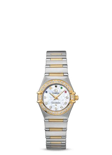 Omega - 111.25.23.60.55.001 Constellation Quartz 22.5 Stainless Steel / Yellow Gold / Diamond / Beijing Olympics 2008