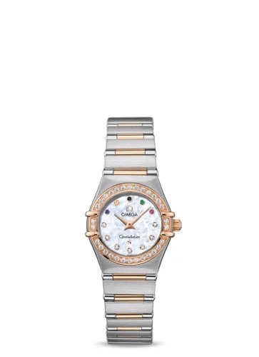 Omega - 111.25.23.60.55.002 Constellation Quartz 22.5 Stainless Steel / Red Gold / Diamond / Beijing Olympics 2008