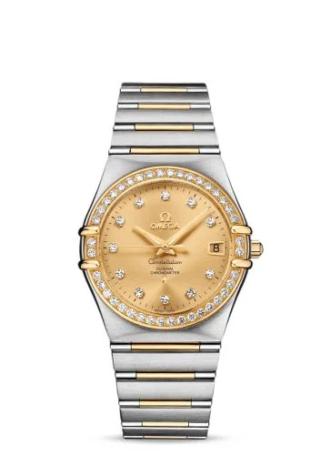 Omega - 111.25.36.20.58.001 Constellation Automatic 36 Stainless Steel / Yellow Gold / Diamond / Champagne / 160 Years