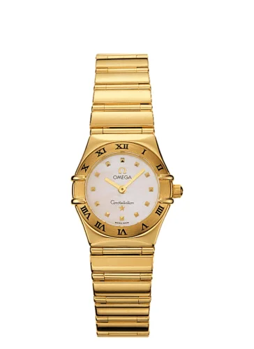 Omega - 1161.71.00 Constellation Quartz 22.5 My Choice Yellow Gold / White