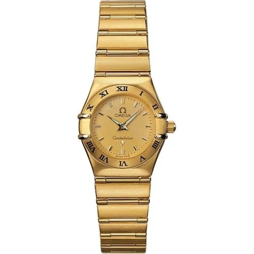Omega - 1162.10.00 Constellation Quartz 22.5 '95 Yellow Gold / Champagne