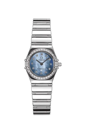 Omega - 1165.77.00 Constellation Quartz 22.5 My Choice White Gold / Diamond / Blue MOP