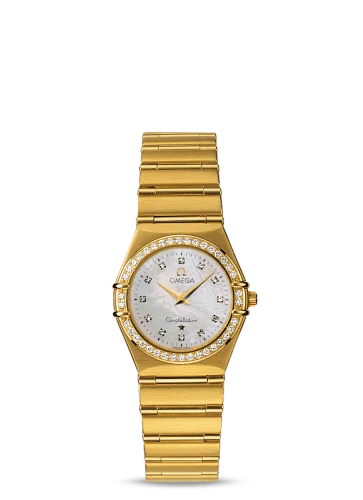 Omega - 1177.75.00 Constellation Quartz 25.5 '95 Yellow Gold / Diamond / MOP