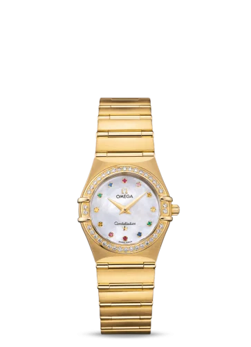 Omega - 1177.79.00 Constellation Quartz 25.5 '95 Yellow Gold / Diamond / MOP Iris