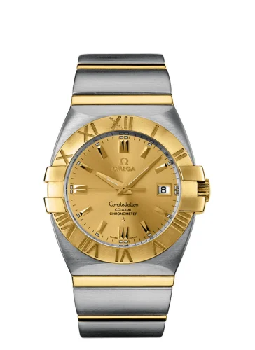 Omega - 1203.10.00 Constellation Co-Axial 38 Double Eagle Stainless Steel / Yellow Gold / Champagne