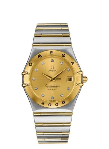 Omega - 1203.15.00 Constellation 35.5 Automatic Chronometer Stainless Steel / Yellow Gold / Champagne