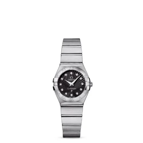 Omega - 123.10.24.60.51.001 Constellation Quartz 24 Brushed Stainless Steel / Black Supernova