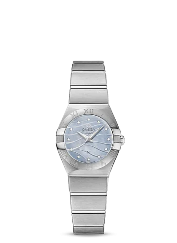 Omega - 123.10.24.60.57.001 Constellation Quartz 24 Brushed Stainless Steel / Blue MOP