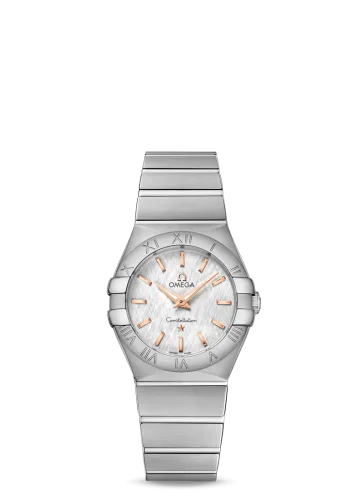 Omega - 123.10.27.60.02.004 Constellation Quartz 27 Polished Stainless Steel / Silver Silk