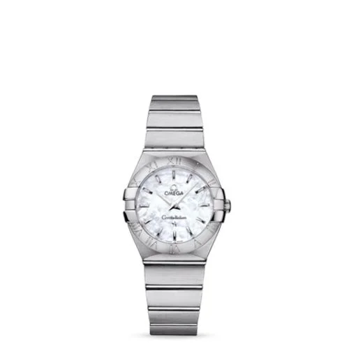 Omega - 123.10.27.60.05.001 Constellation Quartz 27 Brushed Stainless Steel / MOP
