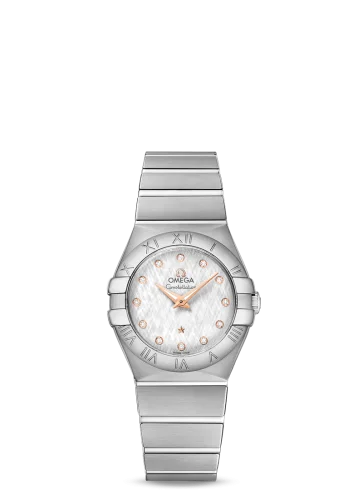 Omega Omega - 123.10.27.60.52.001 Constellation Quartz 27 Brushed Stainless Steel / Silver Silk