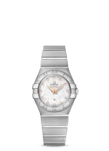 Omega Omega - 123.10.27.60.52.001 Constellation Quartz 27 Brushed Stainless Steel / Silver Silk