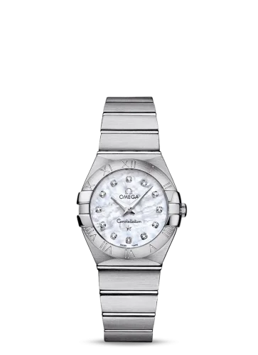 Omega - 123.10.27.60.55.001 Constellation Quartz 27 Brushed Stainless Steel / MOP