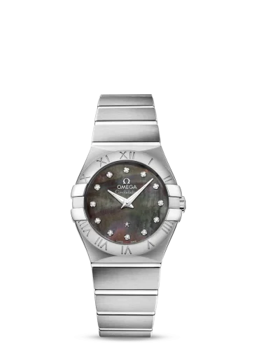 Omega - 123.10.27.60.57.003 Constellation Quartz 27 Brushed Stainless Steel / Tahiti MOP