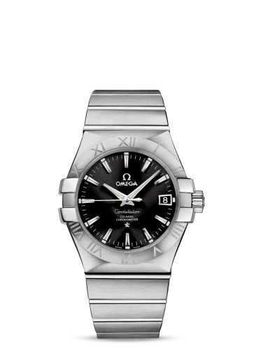 Omega - 123.10.35.20.01.001 Constellation Co-Axial 35 Stainless Steel / Black