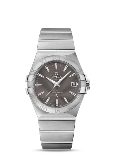 Omega - 123.10.35.20.06.001 Constellation Co-Axial 35 Stainless Steel / Grey