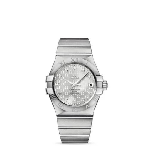 Omega - 123.10.35.20.52.002 Constellation Co-Axial 35 Stainless Steel / Silver Omega