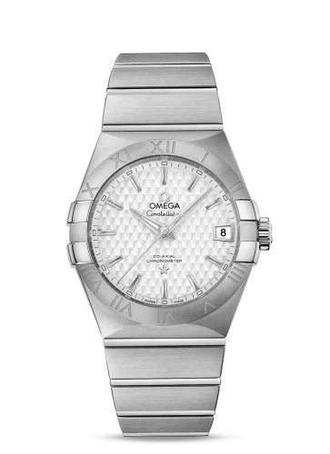 Omega - 123.10.38.21.02.003 Constellation Co-Axial 38 Stainless Steel / Silver Lozenge