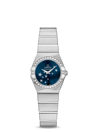Omega - 123.15.24.60.03.001 Constellation Quartz 24 Brushed Stainless Steel / Diamond / Orbis