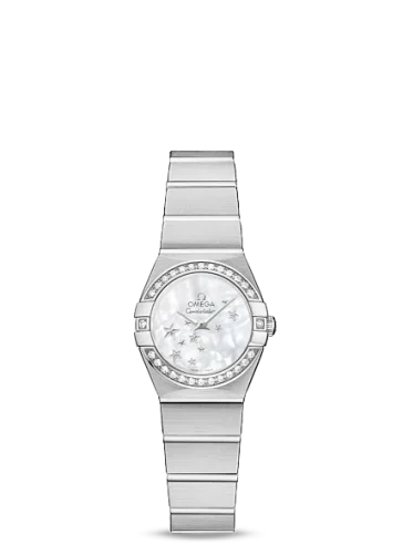 Omega - 123.15.24.60.05.003 Constellation Quartz 24 Brushed Stainless Steel / Diamond / MOP Star