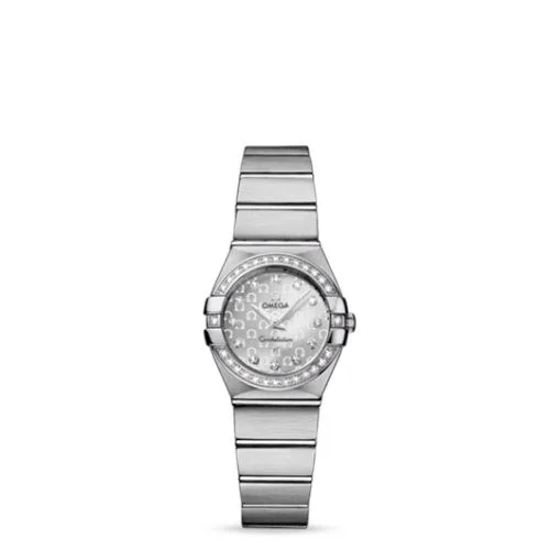 Omega - 123.15.24.60.52.001 Constellation Quartz 24 Brushed Stainless Steel / Diamond / Silver Omega