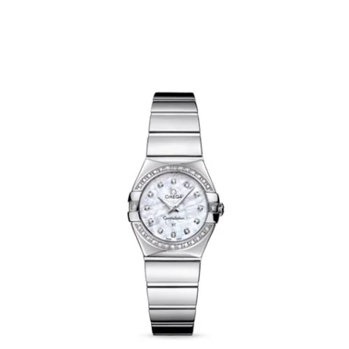 Omega - 123.15.24.60.55.001 Constellation Quartz 24 Brushed Stainless Steel / Diamond / MOP