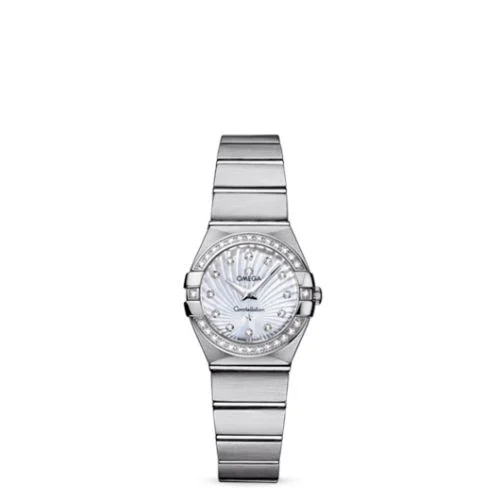Omega - 123.15.24.60.55.002 Constellation Quartz 24 Brushed Stainless Steel / Diamond / MOP Supernova