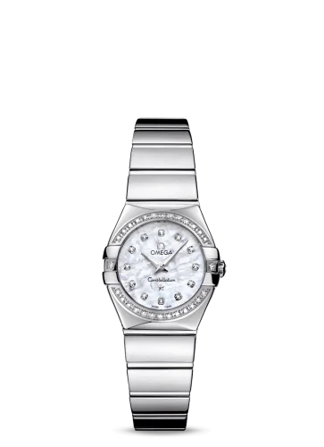 Omega - 123.15.24.60.55.003 Constellation Quartz 24 Polished Stainless Steel / Diamond / MOP