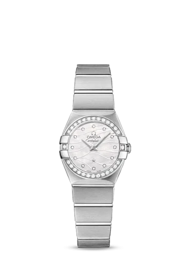 Omega - 123.15.24.60.55.006 Constellation Quartz 24 Brushed Stainless Steel / Diamond / MOP