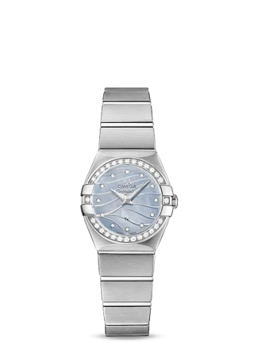 Omega - 123.15.24.60.57.001 Constellation Quartz 24 Brushed Stainless Steel / Diamond / Blue MOP