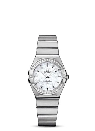 Omega - 123.15.27.60.05.001 Constellation Quartz 27 Brushed Stainless Steel / Diamond / MOP