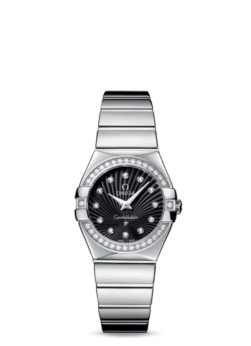 Omega - 123.15.27.60.51.002 Constellation Quartz 27 Polished Stainless Steel / Diamond / Black Supernova
