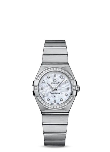 Omega - 123.15.27.60.55.001 Constellation Quartz 27 Brushed Stainless Steel / Diamond / MOP