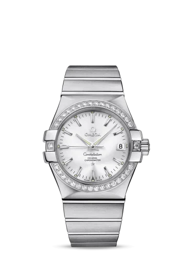 Omega - 123.15.35.20.02.001 Constellation Co-Axial 35 Stainless Steel / Diamond / Silver