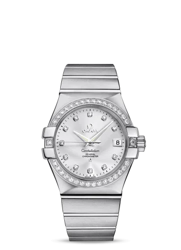 Omega - 123.15.35.20.52.001 Constellation Co-Axial 35 Stainless Steel / Diamond / Silver