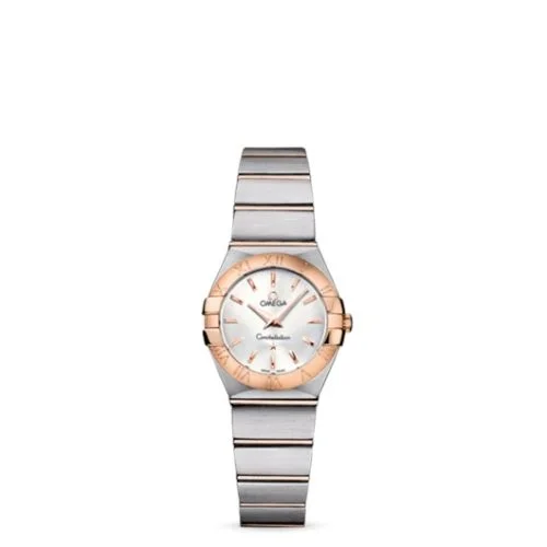 Omega - 123.20.24.60.02.001 Constellation Quartz 24 Brushed Stainless Steel / Red Gold / Silver