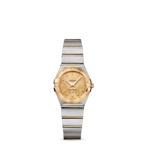 Omega - 123.20.24.60.08.001 Constellation Quartz 24 Brushed Stainless Steel / Yellow Gold / Champagne