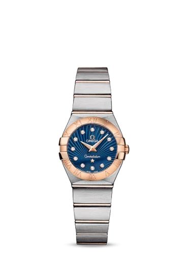 Omega - 123.20.24.60.53.001 Constellation Quartz 24 Brushed Stainless Steel / Red Gold / Blue Supernova