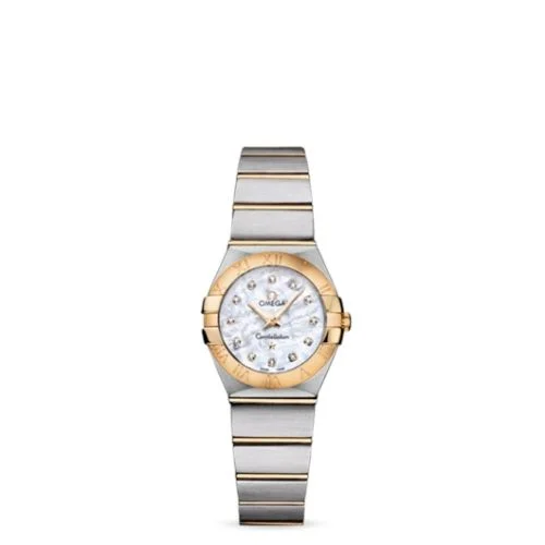 Omega - 123.20.24.60.55.002 Constellation Quartz 24 Brushed Stainless Steel / Yellow Gold / MOP