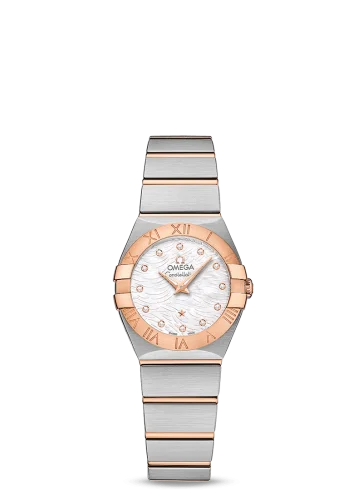 Omega - 123.20.24.60.55.007 Constellation Quartz 24 Stainless Steel / Red Gold / Wavy MOP