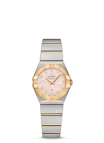 Omega - 123.20.24.60.57.004 Constellation Quartz 24 Stainless Steel / Yellow Gold / Pink MOP