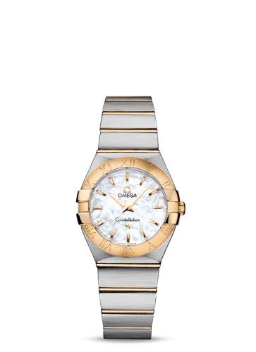 Omega - 123.20.27.60.05.002 Constellation Quartz 27 Brushed Stainless Steel / Yellow Gold / MOP