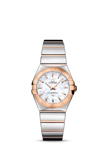 Omega - 123.20.27.60.05.003 Constellation Quartz 27 Polished Stainless Steel / Red Gold / MOP