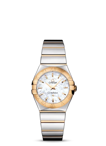 Omega - 123.20.27.60.05.004 Constellation Quartz 27 Polished Stainless Steel / Yellow Gold / MOP