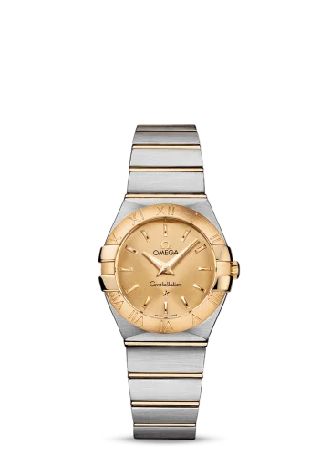 Omega - 123.20.27.60.08.001 Constellation Quartz 27 Brushed Stainless Steel / Yellow Gold / Champagne