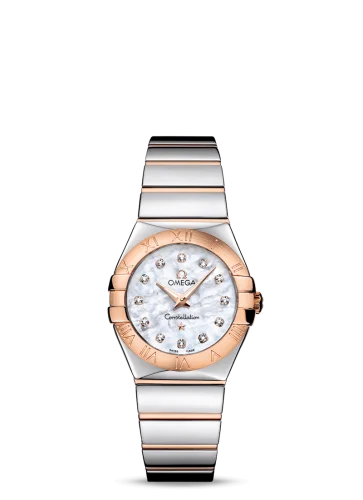 Omega - 123.20.27.60.55.003 Constellation Quartz 27 Polished Stainless Steel / Red Gold / MOP