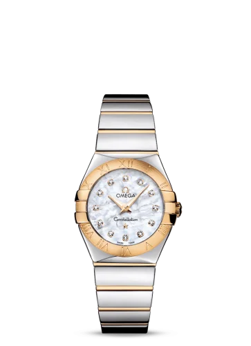 Omega - 123.20.27.60.55.004 Constellation Quartz 27 Polished Stainless Steel / Yellow Gold / MOP