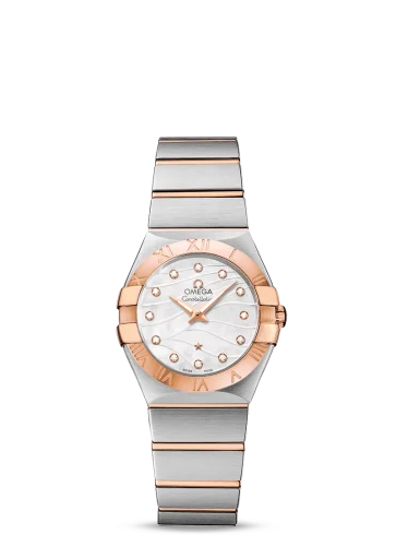Omega - 123.20.27.60.55.006 Constellation Quartz 27 Stainless Steel / Red Gold / MOP