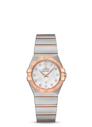 Omega - 123.20.27.60.55.007 Constellation Quartz 27 Stainless Steel / Red Gold / White MOP